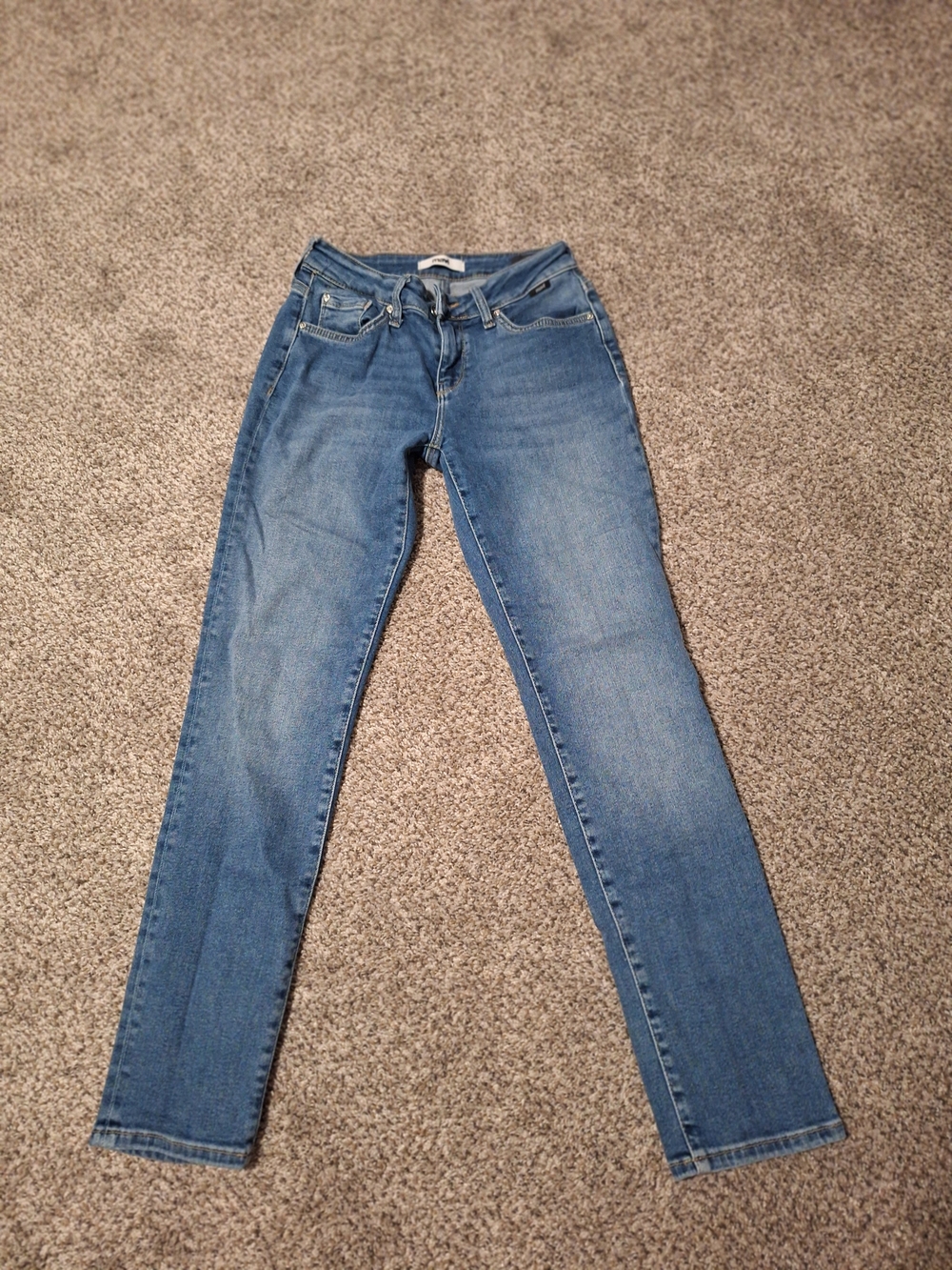 Mavi Women's Boyfriend Jeans - Mid Blue Wash